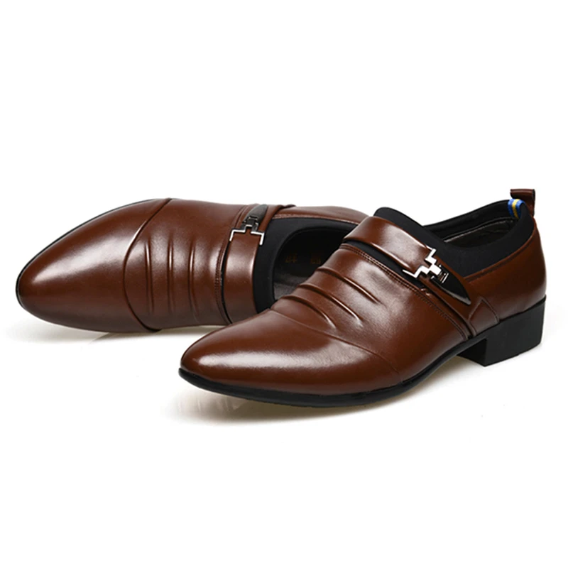 Size 45 Fashion PU Leather Men Dress Shoes Pointed Toe Bullock Oxfords Shoes For Men Slip On Designer Luxury Men Shoes
Size 45 Fashion PU Leather Men Dress Shoes Pointed Toe Bullock Oxfords Shoes For Men Slip On Designer Luxury Men Shoes