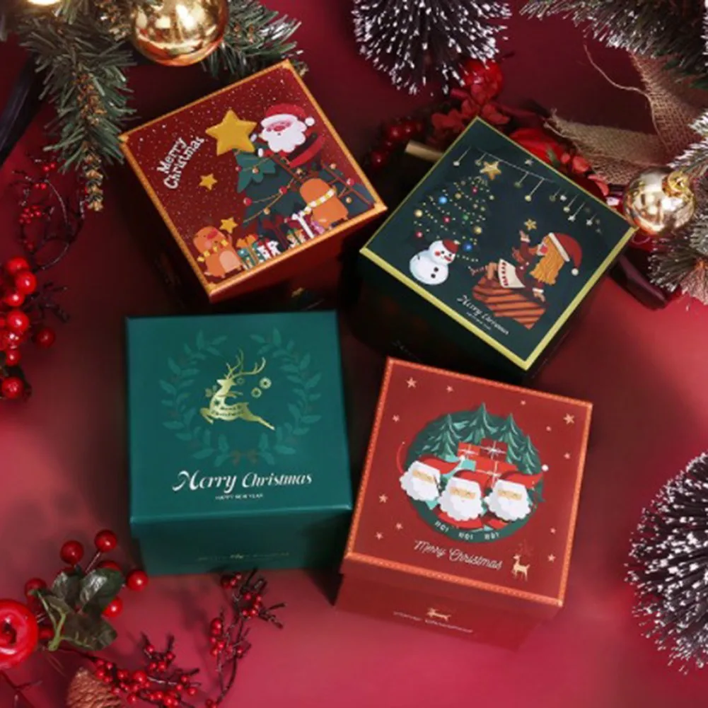 Christmas Square Party Paper Favour Sweets Cake Gift Boxes Festival Packing Paper Box Xmas Gift Box Party Home Decoration
Christmas Square Party Paper Favour Sweets Cake Gift Boxes Festival Packing Paper Box Xmas Gift Box Party Home Decoration