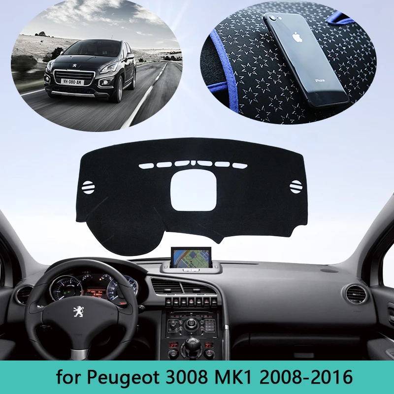 Car Dashboard Cover For Peugeot 3008 2008~2016 MK1 3008GT GT Auto Dash Mat Carpet Cape Anti-UV Anti-dirty Sun shade Dashmat 2009
Car Dashboard Cover For Peugeot 3008 2008~2016 MK1 3008GT GT Auto Dash Mat Carpet Cape Anti-UV Anti-dirty Sun shade Dashmat 2009