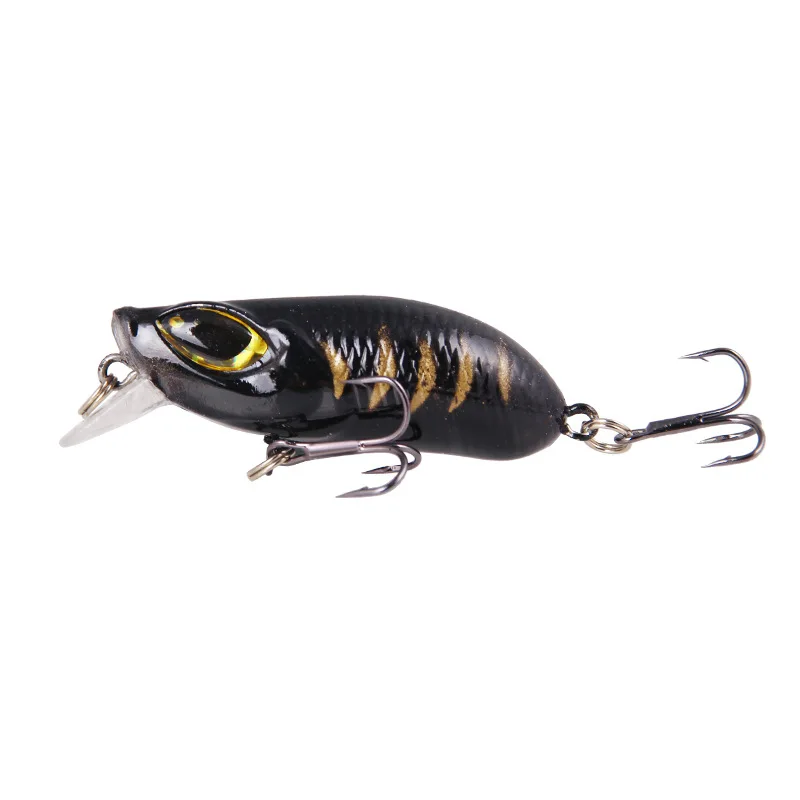 

2020 NEW 1pcs 6cm 7.5g Hard VIB Lures Fishing Minnow Bait Treble Hooks Sinking Crankbait Wobblers Fishing Tackle 3D Eyes