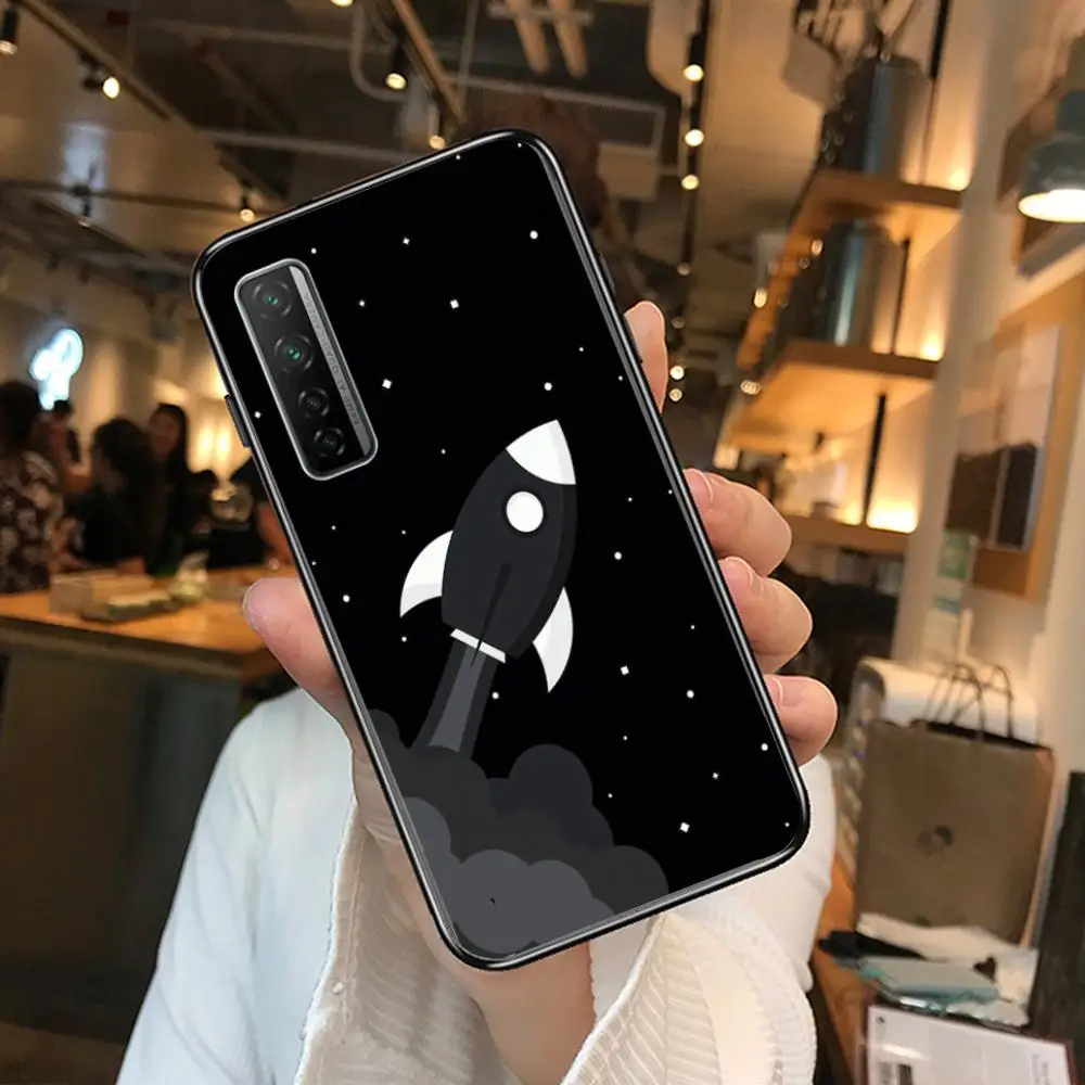 Rocket Cartoon Phone Case For Huawei mate 40 30 10 20 40 8 9 Lite Z Pro Black Etui 3D Coque Painting Hoesjes 5g black 
Rocket Cartoon Phone Case For Huawei mate 40 30 10 20 40 8 9 Lite Z Pro Black Etui 3D Coque Painting Hoesjes 5g black