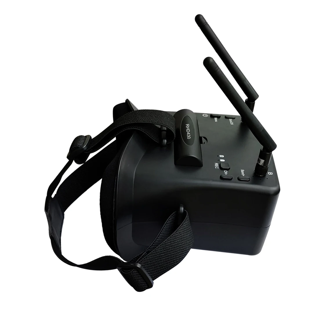 RHD430 4.3inch 5.8G 40CH Diversity DVR Built-in Battery FPV Goggles for RC Racing Drone DIY Quadcopter 800*480
RHD430 4.3inch 5.8G 40CH Diversity DVR Built-in Battery FPV Goggles for RC Racing Drone DIY Quadcopter 800*480