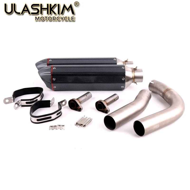 Motorcycle Exhaust Muffler Escape Middle Link Contact Pipe Slip On For Yamaha YZF-R1 R1 2009 to 2014
Motorcycle Exhaust Muffler Escape Middle Link Contact Pipe Slip On For Yamaha YZF-R1 R1 2009 to 2014