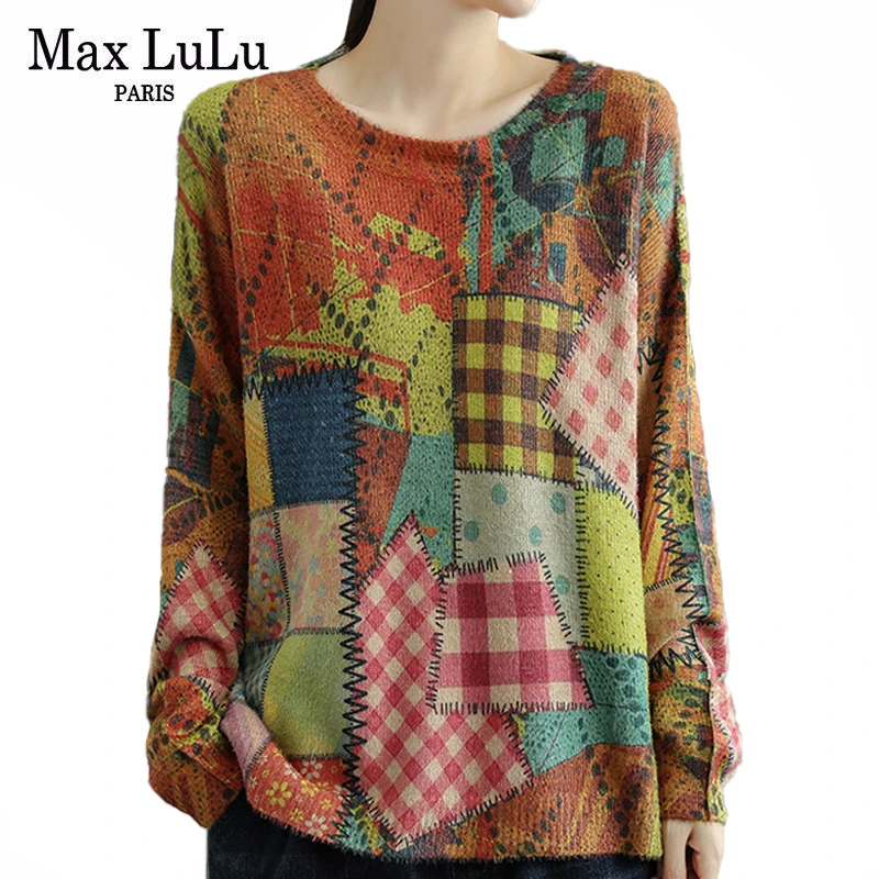 Max LuLu Winter Fashion Korean Design Cotton Clothes Ladies Warm Knitted Sweaters Womens Printed Loose Pullovers Casual Jumpers
Max LuLu Winter Fashion Korean Design Cotton Clothes Ladies Warm Knitted Sweaters Womens Printed Loose Pullovers Casual Jumpers
