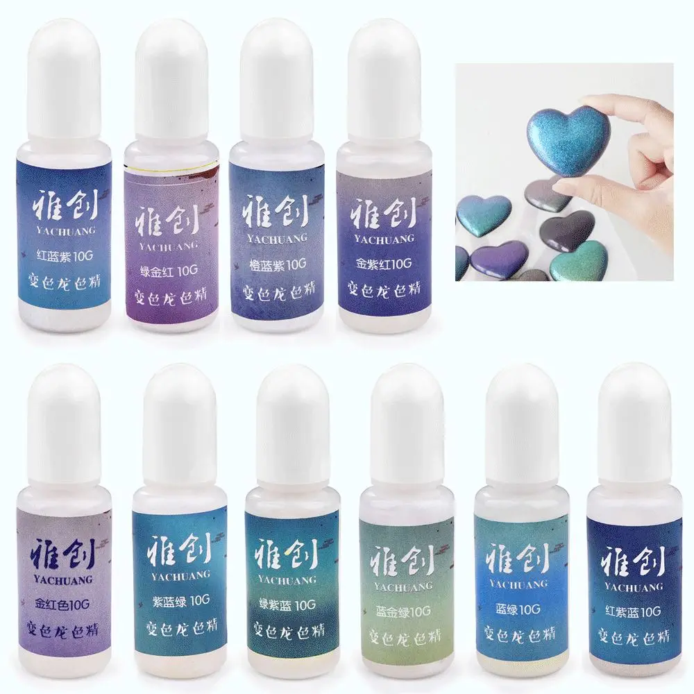 10ML 10Color Epoxy Resin Pigment DIY Crafts Liquid Colorant Handmade Dye Ink Diffusion Resin Mold Coloring Dye Jewelry Making
10ML 10Color Epoxy Resin Pigment DIY Crafts Liquid Colorant Handmade Dye Ink Diffusion Resin Mold Coloring Dye Jewelry Making