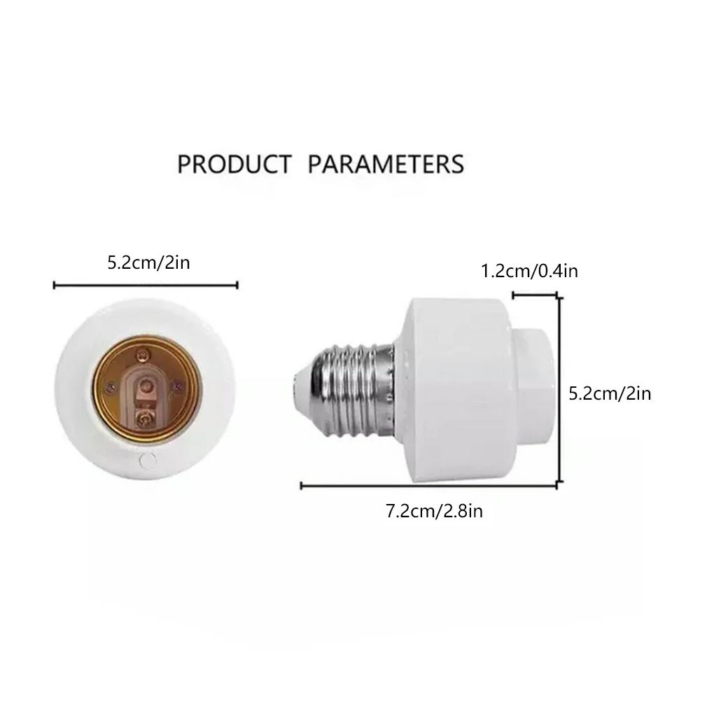 Smart WiFi E26/E27 Bulb Holder Wireless Intelligent Remote Control Light Socket Support Voice Control Timing Function
Smart WiFi E26/E27 Bulb Holder Wireless Intelligent Remote Control Light Socket Support Voice Control Timing Function