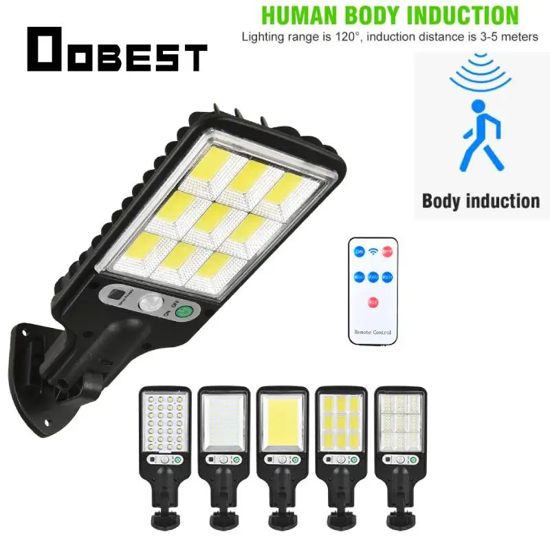 Outdoor Solar Wall Lamp Waterproof Led Lights Street Lighting Security Smart Remote Control SMD COB Motion Sensor For Garden
Outdoor Solar Wall Lamp Waterproof Led Lights Street Lighting Security Smart Remote Control SMD COB Motion Sensor For Garden