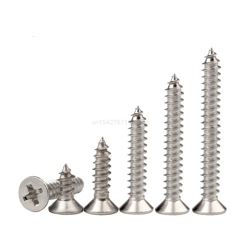50pcs M1 M1.2 M1.4 M1.7 M2 M2.6 M3 M3.5 M4 Mini 304 stainless steel Cross Phillips Flat Countersunk Head Self-tapping Wood Screw
50pcs M1 M1.2 M1.4 M1.7 M2 M2.6 M3 M3.5 M4 Mini 304 stainless steel Cross Phillips Flat Countersunk Head Self-tapping Wood Screw