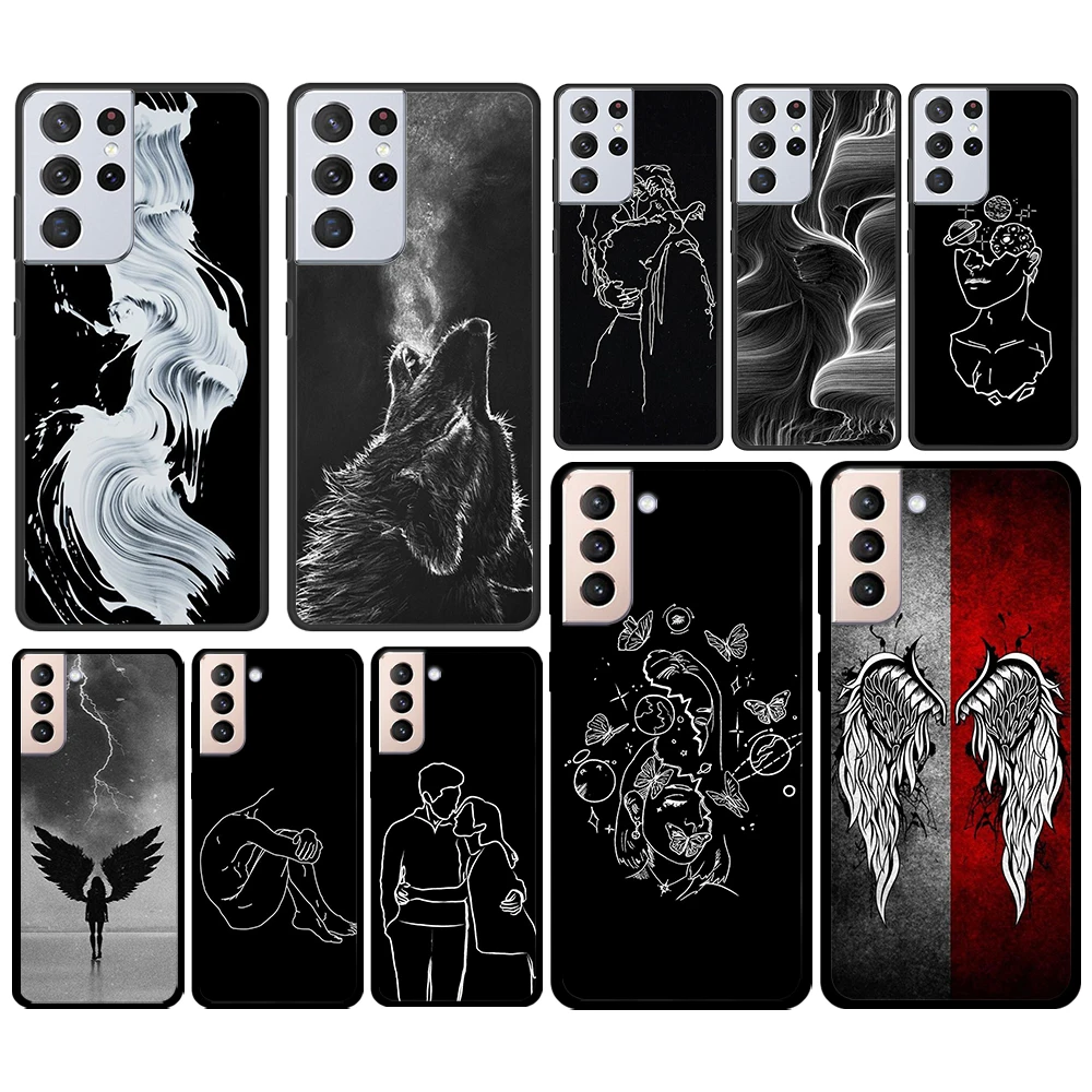 Black Design Paintings for Samsung Galaxy S21 S20 FE Ultra Lite S10 S9 S8 S7 S6 Edge Plus Silicone Soft Black Phone Case
Black Design Paintings for Samsung Galaxy S21 S20 FE Ultra Lite S10 S9 S8 S7 S6 Edge Plus Silicone Soft Black Phone Case