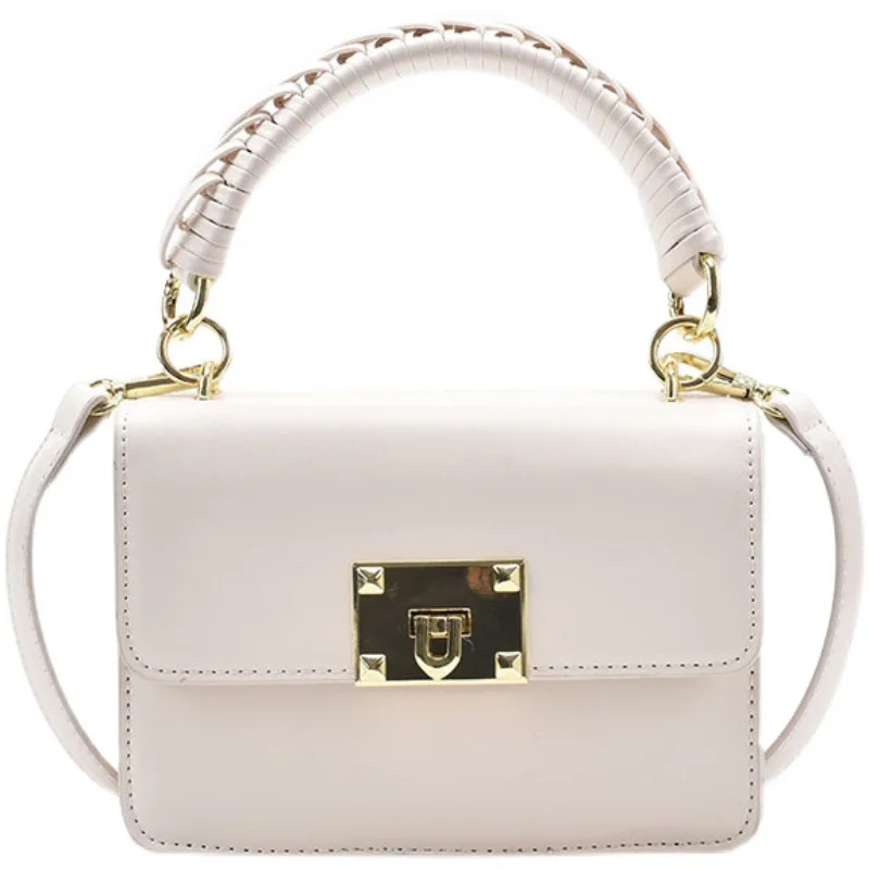 Tide 2021 new simple women's bag retro woven bag portable lock single shoulder diagonal small square bag
Tide 2021 new simple women's bag retro woven bag portable lock single shoulder diagonal small square bag