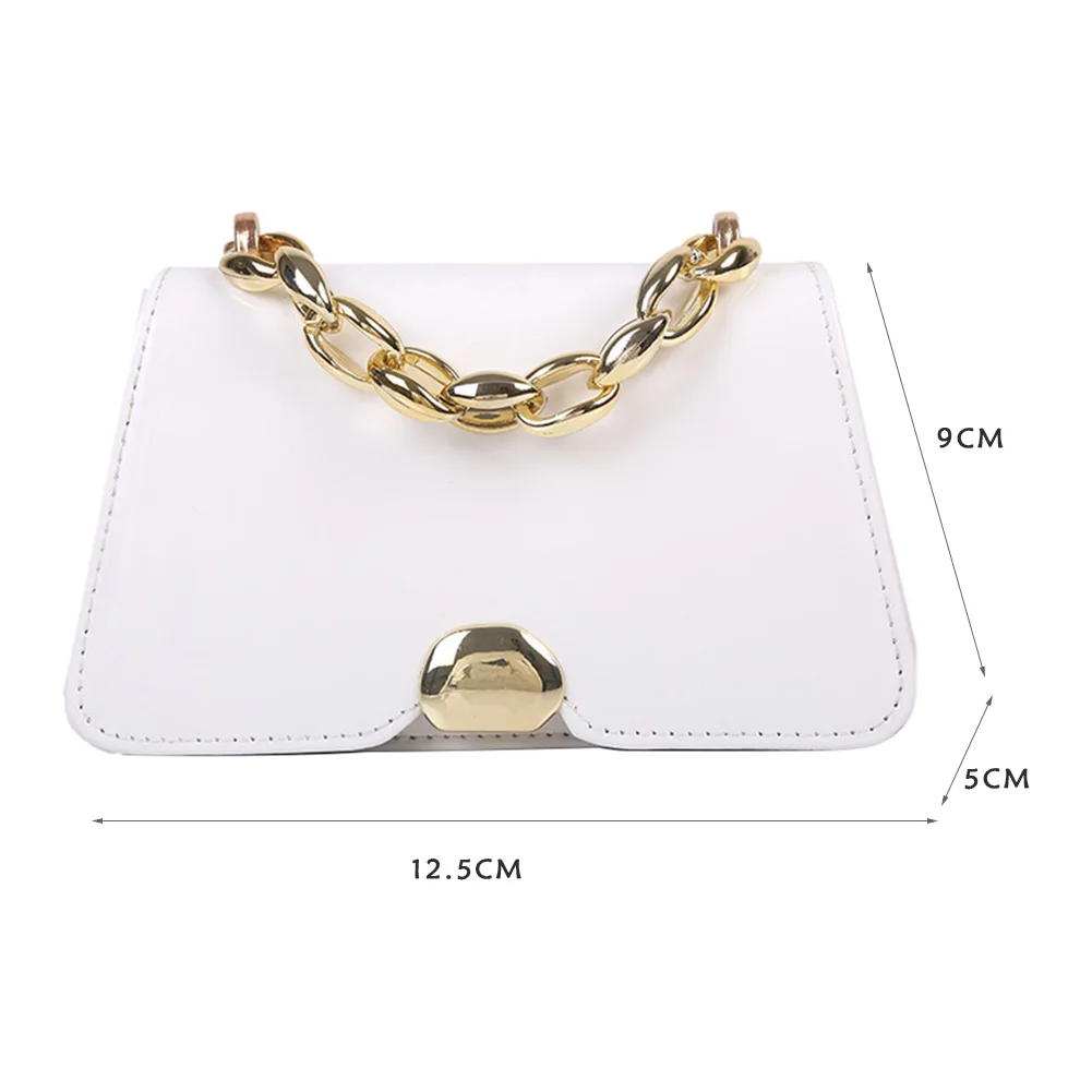 Fashion Women PU Leather Mini Crossbody Bags Thick Chain Small Handbags Casual Solid Color Ladies Daily Shoulder Messenger Bags
Fashion Women PU Leather Mini Crossbody Bags Thick Chain Small Handbags Casual Solid Color Ladies Daily Shoulder Messenger Bags