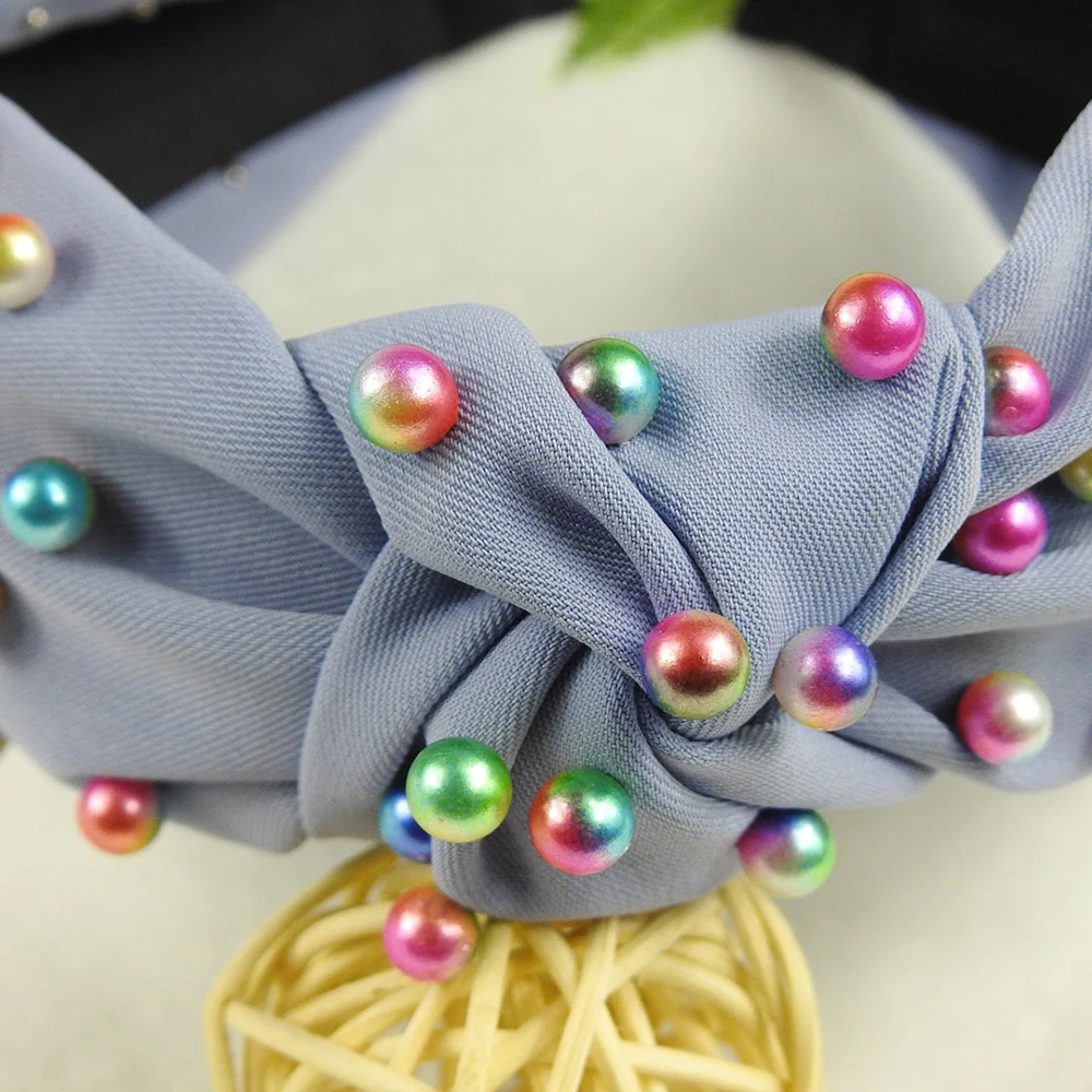 Faux Pearl Headband Colorful Artificial Pearl Headband Cross Knot Hairband Twisted Headband Turban Headband For Women Girls
Faux Pearl Headband Colorful Artificial Pearl Headband Cross Knot Hairband Twisted Headband Turban Headband For Women Girls