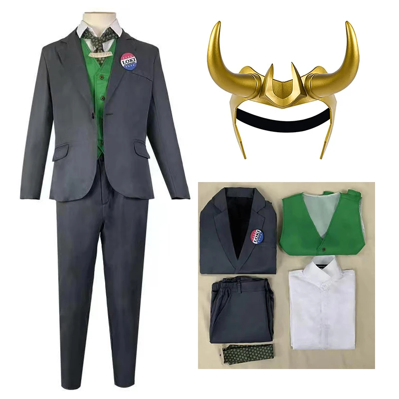 Костюмы для косплея аниме Loki, мужской костюм с шлемом, головной убор для Хэллоуина, карнавала Вечерние
Костюмы для косплея аниме Loki, мужской костюм с шлемом, головной убор для Хэллоуина, карнавала Вечерние