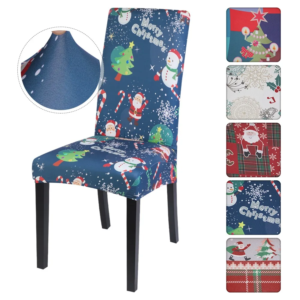Christmas Chair Covers Santa Printed Elastic Stretch Dining Room Chair Slipcover Kitchen Seat Cover Spandex Home Navidad Decor
Christmas Chair Covers Santa Printed Elastic Stretch Dining Room Chair Slipcover Kitchen Seat Cover Spandex Home Navidad Decor