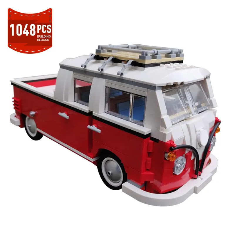 Конструктор Moc T1 Doka, совместимый с высокими технологиями 10220, строительные блоки для жилого автофургона T1, Автомобильные модели, кирпичи, авт...
Конструктор Moc T1 Doka, совместимый с высокими технологиями 10220, строительные блоки для жилого автофургона T1, Автомобильные модели, кирпичи, авт...