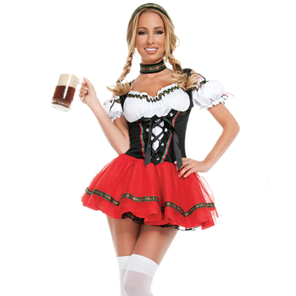 Adult Women Oktoberfest Costume Dirndl Dress Bavaria Carnival Beer Party Girl Wench Costume Fantasia Outfit
Adult Women Oktoberfest Costume Dirndl Dress Bavaria Carnival Beer Party Girl Wench Costume Fantasia Outfit