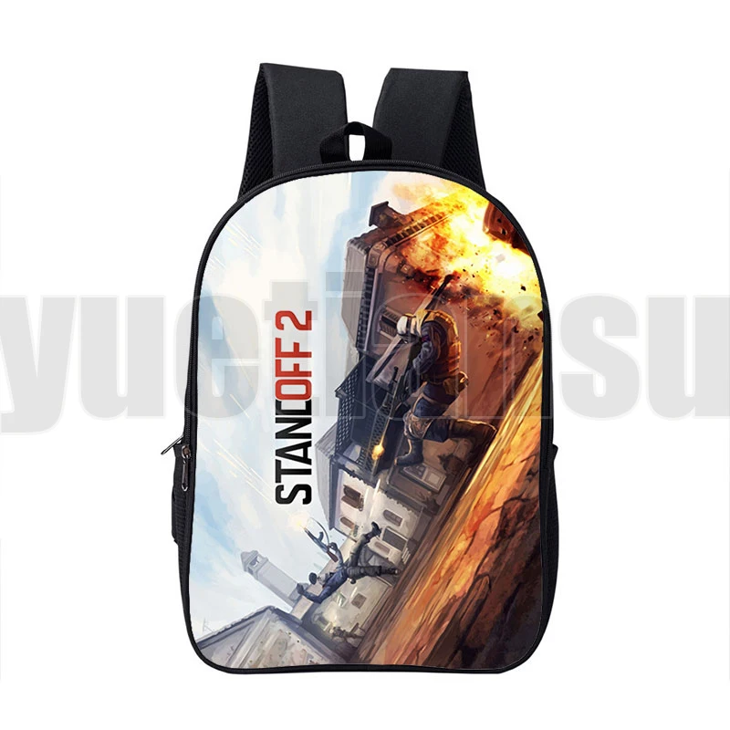 Sac A Dos 16 Inch Canvas Double Zipper Standoff 2 Backpacks Anime Mochila Cartoon 3D Print Schoolbag Shooting Game Bag Children
Sac A Dos 16 Inch Canvas Double Zipper Standoff 2 Backpacks Anime Mochila Cartoon 3D Print Schoolbag Shooting Game Bag Children