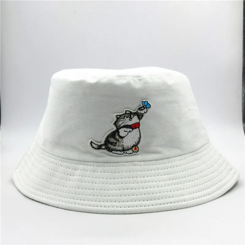 LDSLYJR Cotton Cat animal embroidery Bucket Hat Fisherman Hat outdoor travel hat Sun Cap Hats for men and Women
LDSLYJR Cotton Cat animal embroidery Bucket Hat Fisherman Hat outdoor travel hat Sun Cap Hats for men and Women