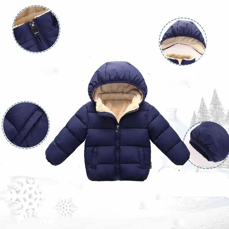 Baby Girls & Boys Winter Jackets Kids Thickening Padded Coat Toddler Outerwear Clothes Children Warm Jackets For Girls 1-5Y
Baby Girls & Boys Winter Jackets Kids Thickening Padded Coat Toddler Outerwear Clothes Children Warm Jackets For Girls 1-5Y