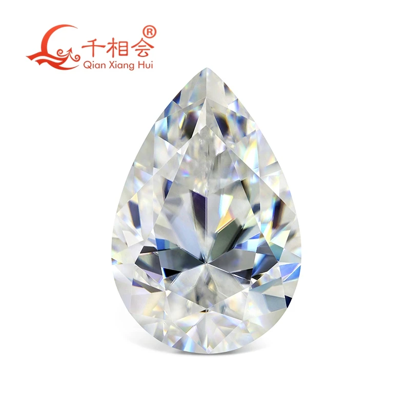 DF GH color white pear shape diamond cut moissanite loose gem stone qianxianghui for jewelry making
DF GH color white pear shape diamond cut moissanite loose gem stone qianxianghui for jewelry making