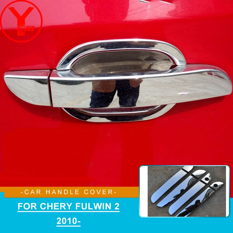 Chrome Exterior Door Handle Cover Trim Protector Car Side Cup Molding Overlay For Chery Fulwin 2 2010 Hatchback YCSUNZ
Chrome Exterior Door Handle Cover Trim Protector Car Side Cup Molding Overlay For Chery Fulwin 2 2010 Hatchback YCSUNZ