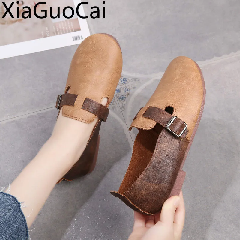 2020 New Retro Leather Women Casual Flat Shoes Soft Bottom Women Flat Shoes Spring and Autumn Ladies Flats
2020 New Retro Leather Women Casual Flat Shoes Soft Bottom Women Flat Shoes Spring and Autumn Ladies Flats