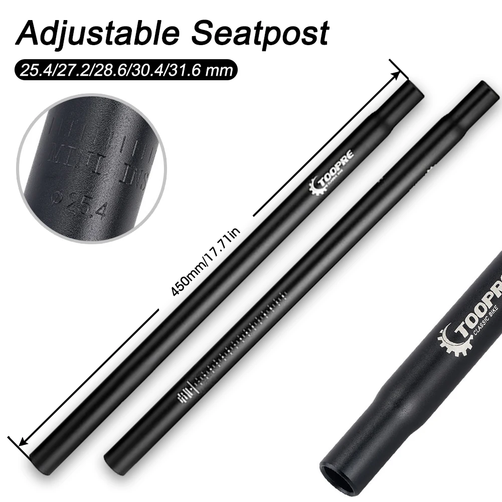 Bicycle Seat post Aluminum Alloy Black MTB Road Bike Parts 25.4/27.2/28.6/30.4/30.9/31.6/350/450mm Seat Post Bicycle Seat Post
Bicycle Seat post Aluminum Alloy Black MTB Road Bike Parts 25.4/27.2/28.6/30.4/30.9/31.6/350/450mm Seat Post Bicycle Seat Post