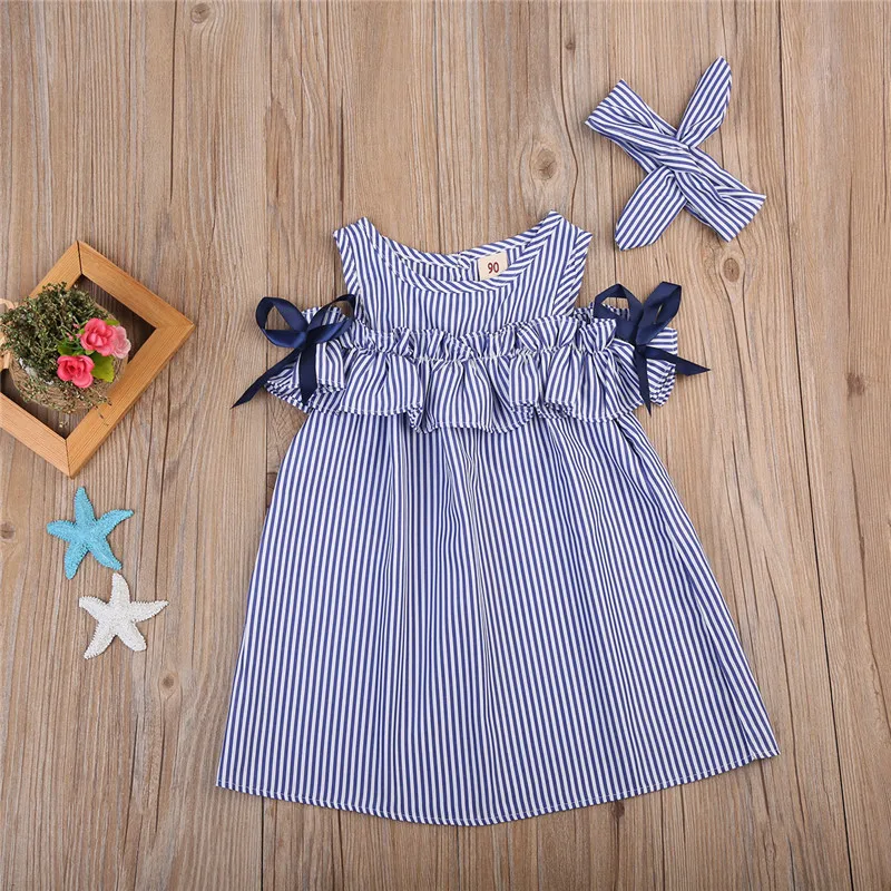 Kids Girls Dress Summer Off Shoulder Ruffles Striped Cute Dress A-line Dress Headband Outfits Daily Causal Fashion Wear
Kids Girls Dress Summer Off Shoulder Ruffles Striped Cute Dress A-line Dress Headband Outfits Daily Causal Fashion Wear
