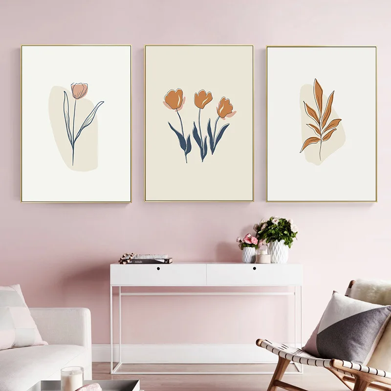 Ins Minimalist Nordic Decorative Painting Plant Flower Warm Color Poster Living Room Bedroom Wall Elegant Decoration Photo
Ins Minimalist Nordic Decorative Painting Plant Flower Warm Color Poster Living Room Bedroom Wall Elegant Decoration Photo