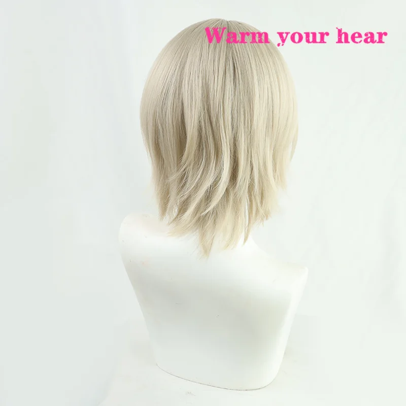 Ensemble Stars2 SHIRATORI AIRA Golden Short Cosplay Wig Heat Resistant Synthetic Hair halloween Party Cosplay Hair + a wig cap
Ensemble Stars2 SHIRATORI AIRA Golden Short Cosplay Wig Heat Resistant Synthetic Hair halloween Party Cosplay Hair + a wig cap