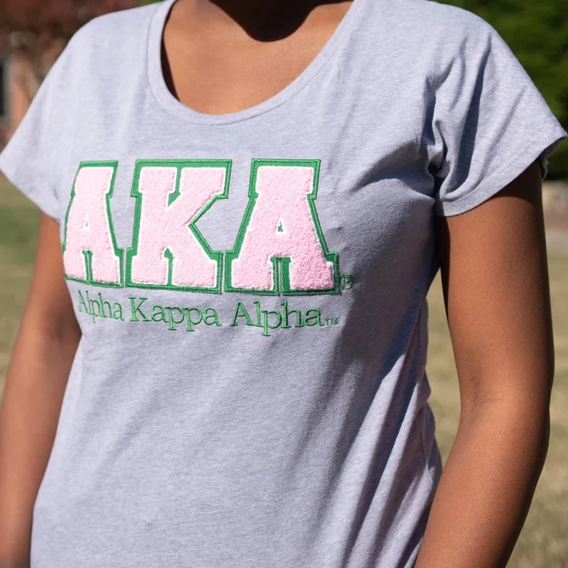 AKA T-shirt Alpha Kappa Alpha gary Temperament Print Crew Neck Short Sleeve T-shirt
AKA T-shirt Alpha Kappa Alpha gary Temperament Print Crew Neck Short Sleeve T-shirt
