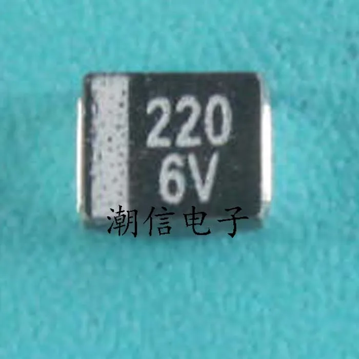 10cps 6.3v220uf tantalum capacitor 220uf6v b3528 type B 1210
10cps 6.3v220uf tantalum capacitor 220uf6v b3528 type B 1210