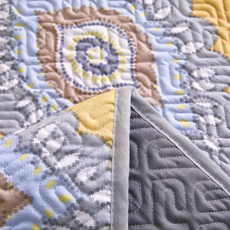 New style cotton printed quilted quilted bed cover and bedding dual-use high-end bed linen mattress bedding
New style cotton printed quilted quilted bed cover and bedding dual-use high-end bed linen mattress bedding