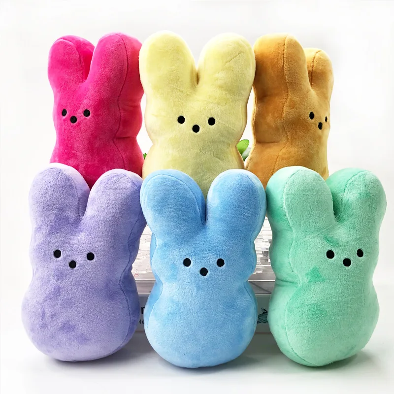 2021 New PEEPS Rabbit Easter Plush Toys 15cm Cute Stuffed Animal Peluche Pillows Dolls Toys for Kids Girls Gift
2021 New PEEPS Rabbit Easter Plush Toys 15cm Cute Stuffed Animal Peluche Pillows Dolls Toys for Kids Girls Gift