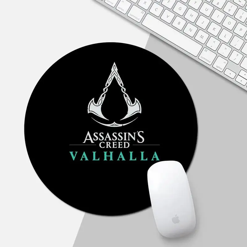 Assassin's Creed Crest Beautiful Anime Mouse Mat Desk Table Protect Game Office Work Round Mouse Mat pad Non-slip Laptop Cushion
Assassin's Creed Crest Beautiful Anime Mouse Mat Desk Table Protect Game Office Work Round Mouse Mat pad Non-slip Laptop Cushion