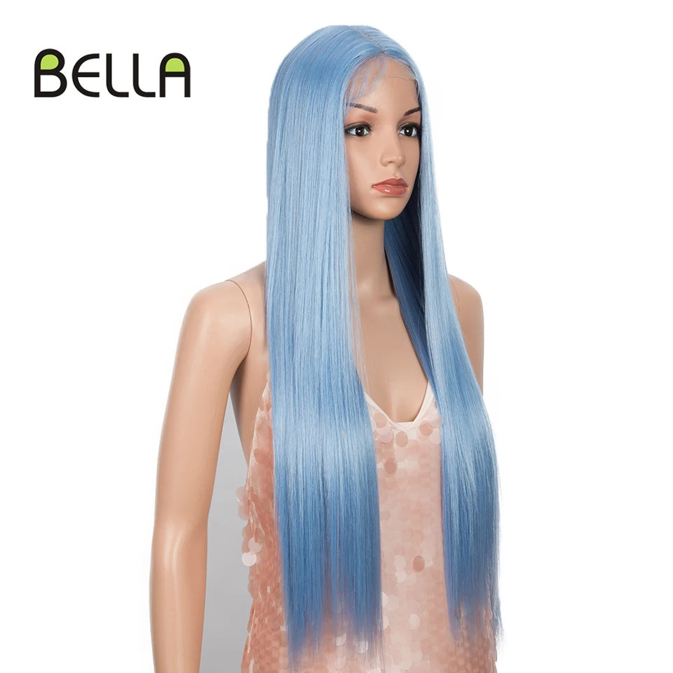 Женский синтетический парик Bella Philosophy светло-голубой для косплея Лолиты 30 дюймов
