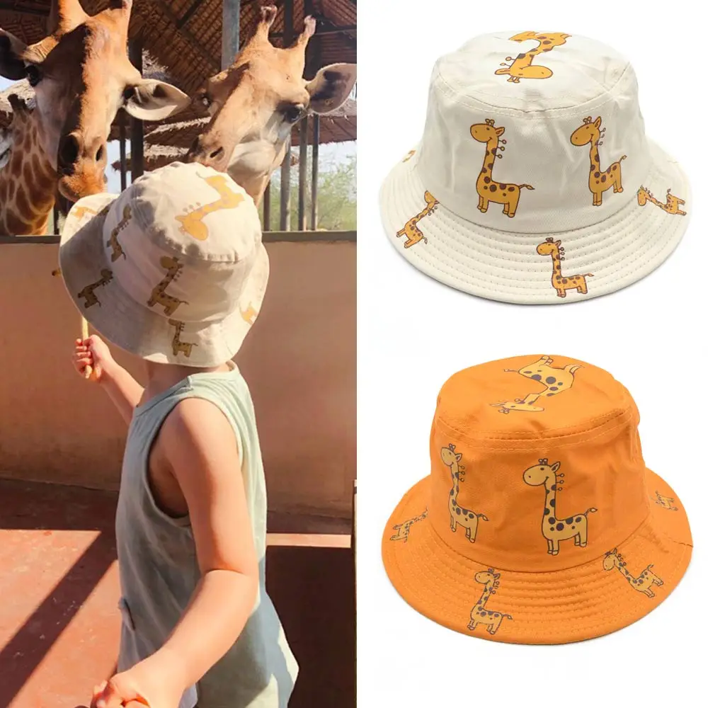 Giraffe Children's Bucket Hat Summer Boy Girls kids Baby Hats Child Fisherman Sun Visor Cap Outdoor Beach Accessories Panama Cap
Giraffe Children's Bucket Hat Summer Boy Girls kids Baby Hats Child Fisherman Sun Visor Cap Outdoor Beach Accessories Panama Cap