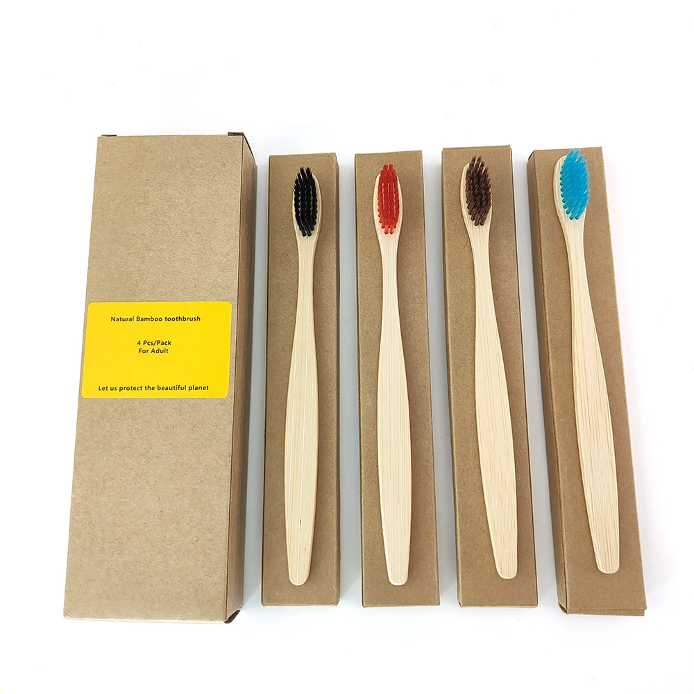 4Pcs Toothbrush Soft Bristle Wooden Tooth Brush Natural Bamboo Handle Dental Oral Care Eco Friendly Travel Tooth Brush
4Pcs Toothbrush Soft Bristle Wooden Tooth Brush Natural Bamboo Handle Dental Oral Care Eco Friendly Travel Tooth Brush