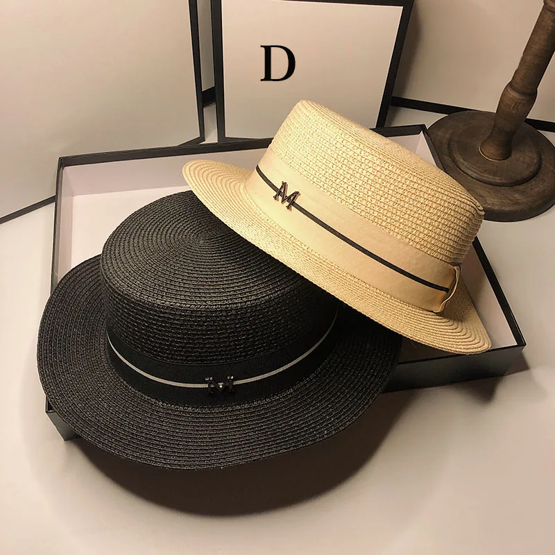 Ladies Sun Fedora Hats Straw Hat European and American Retro Gold Braided Hat Female Sunshade Flat Cap Visors Ha
Ladies Sun Fedora Hats Straw Hat European and American Retro Gold Braided Hat Female Sunshade Flat Cap Visors Ha