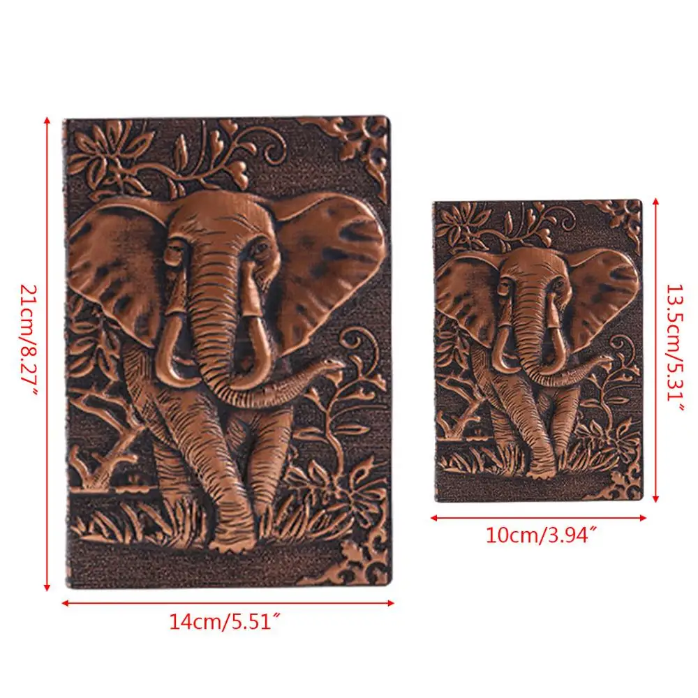 3D Elephant Embossed Notebook Journal Notepad Travel Diary Planner Business School Office Supplies T8DB
3D Elephant Embossed Notebook Journal Notepad Travel Diary Planner Business School Office Supplies T8DB
