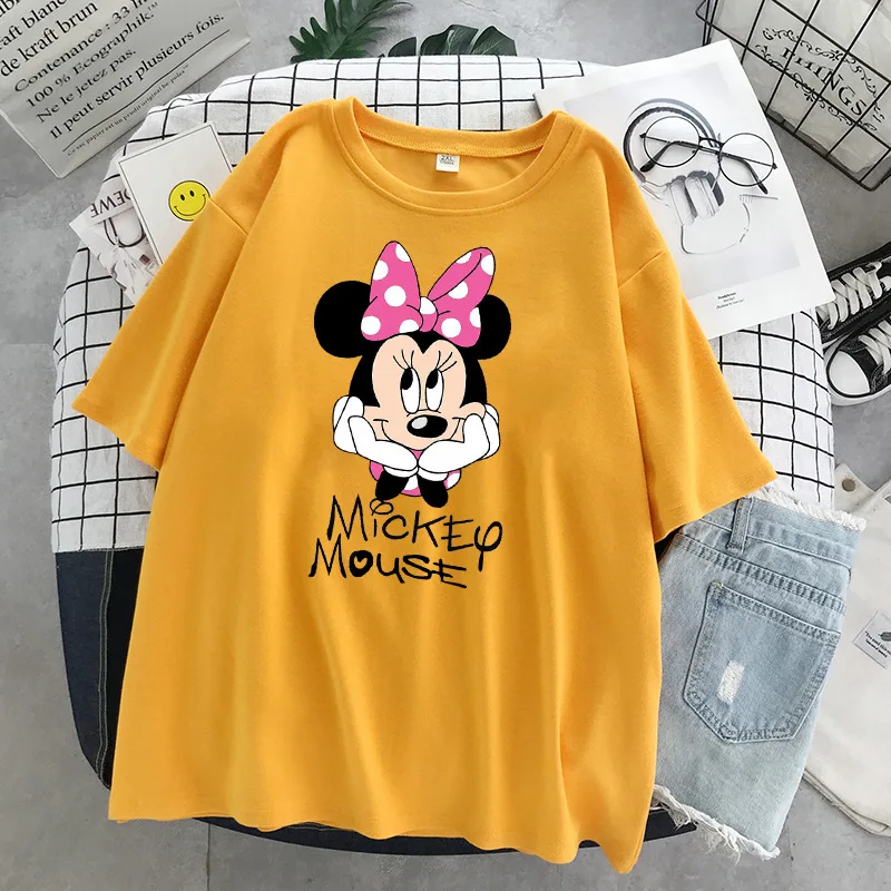 Disney cartoon Mickey Tshirt Tops Summer casual oversized Women T-shirts Ulzzang hip hop Streetwear Harajuku short sleeve tshirt
Disney cartoon Mickey Tshirt Tops Summer casual oversized Women T-shirts Ulzzang hip hop Streetwear Harajuku short sleeve tshirt