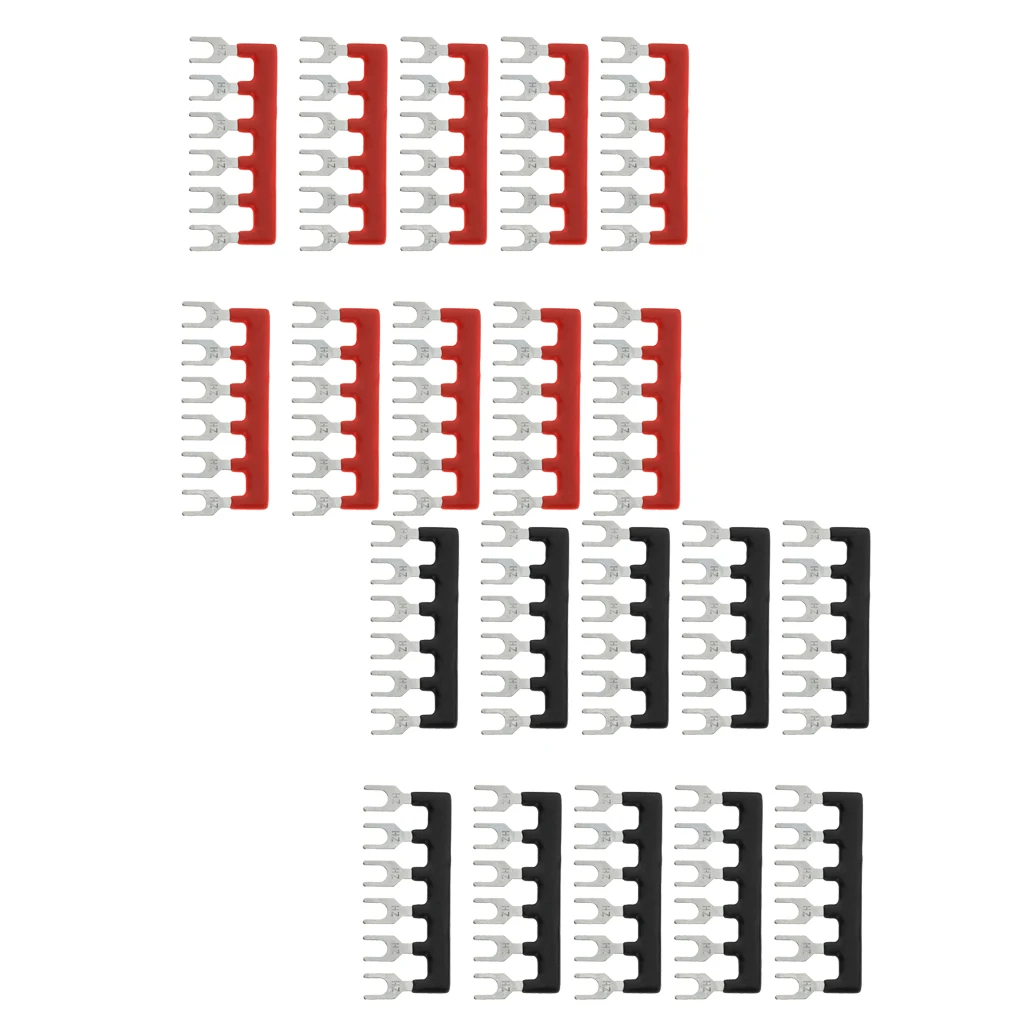 10 Pcs Terminal Block Jumper Strip 6 Positions Terminal Barrier Strip Jumper Convenient
10 Pcs Terminal Block Jumper Strip 6 Positions Terminal Barrier Strip Jumper Convenient