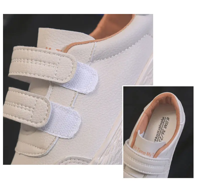 2021 Spring All-Matching Breathable Velcro White Shoes Casual Student White Collar Sneakers Flat Shoes
2021 Spring All-Matching Breathable Velcro White Shoes Casual Student White Collar Sneakers Flat Shoes