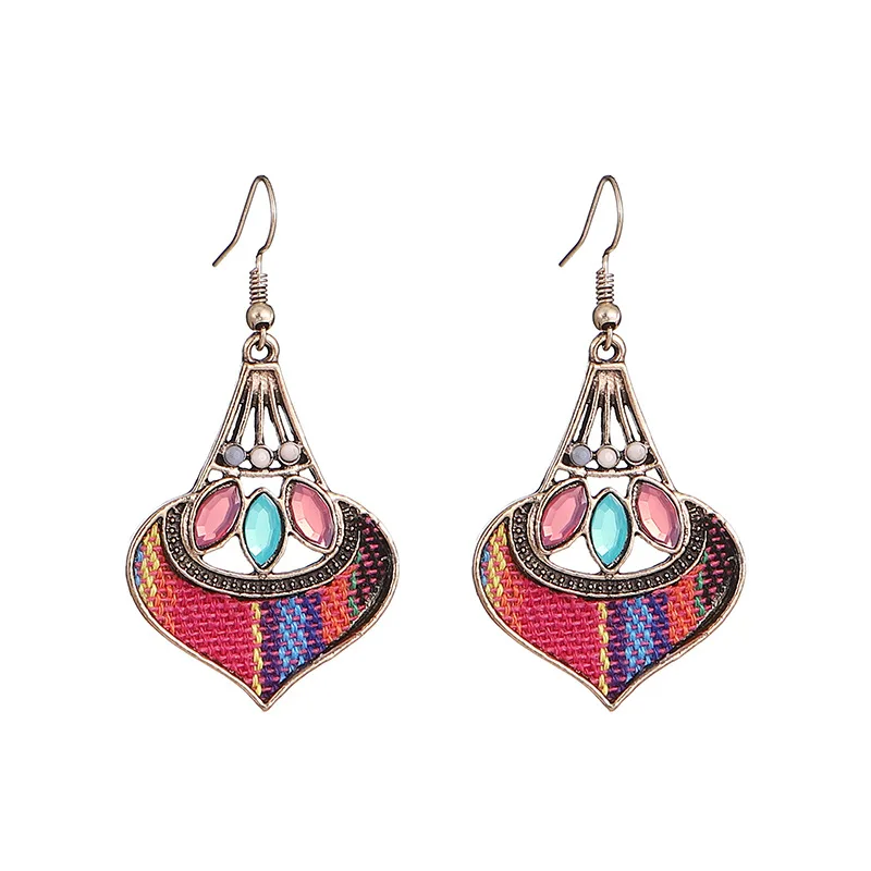 Ethnic Style Cloth Earrings Ladies Fan-shaped Colorful Resin Exotic Earrings Retro Jewelry Christmas Charm
Ethnic Style Cloth Earrings Ladies Fan-shaped Colorful Resin Exotic Earrings Retro Jewelry Christmas Charm