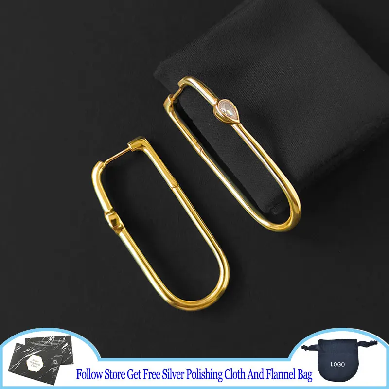 S925 Sterling Silver Earrings ENCHAINEE Rectangle Earrings With Pear New Winter Lover Gift Jewelry Elegant Original Trend Retro
S925 Sterling Silver Earrings ENCHAINEE Rectangle Earrings With Pear New Winter Lover Gift Jewelry Elegant Original Trend Retro