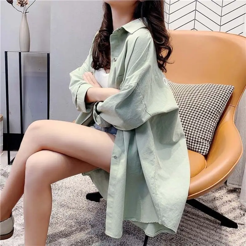 Blouse Women Shirt Women's Spring Summer Print Women's Coat Candy-Colored Top Blusas Mujer De Moda
Blouse Women Shirt Women's Spring Summer Print Women's Coat Candy-Colored Top Blusas Mujer De Moda