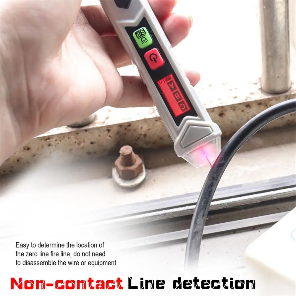 Non-contact Induction Voltage Tester Pen with LCD Display LED Flashlight and Buzzer Alarm Intelligent Electricity Detect Pencil
Non-contact Induction Voltage Tester Pen with LCD Display LED Flashlight and Buzzer Alarm Intelligent Electricity Detect Pencil