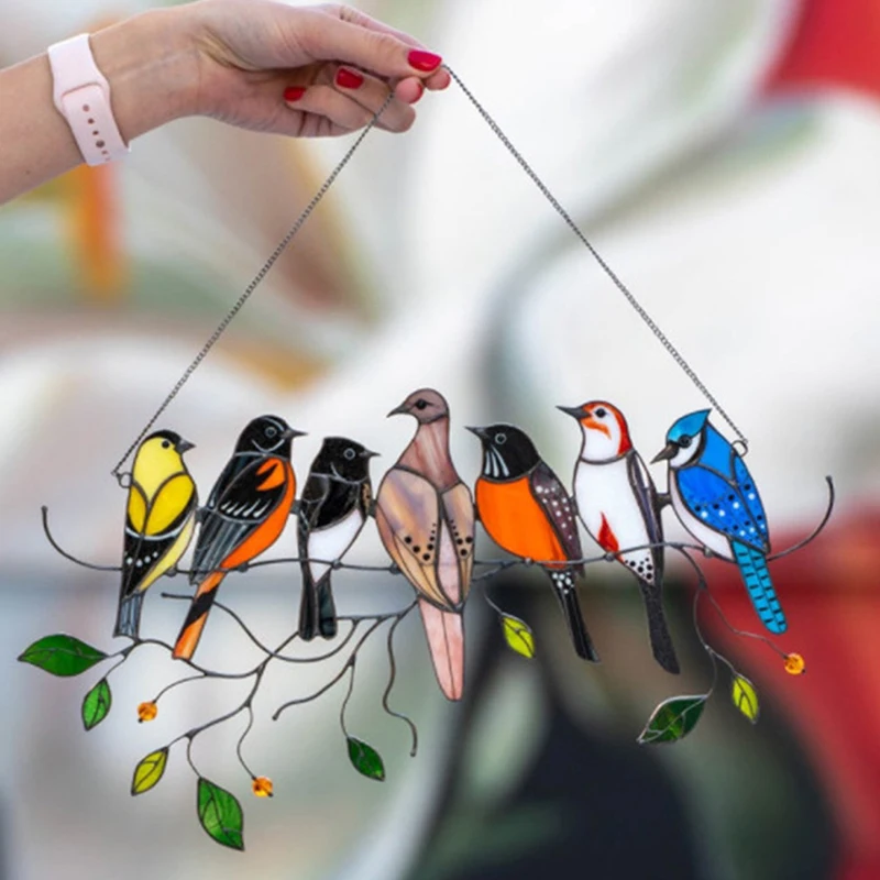 7 Birds Window Bird decor nordic baby room decoration Hangings kids Home Lanyard Pendant Acrylic 4 Birds room Wall accessories
7 Birds Window Bird decor nordic baby room decoration Hangings kids Home Lanyard Pendant Acrylic 4 Birds room Wall accessories