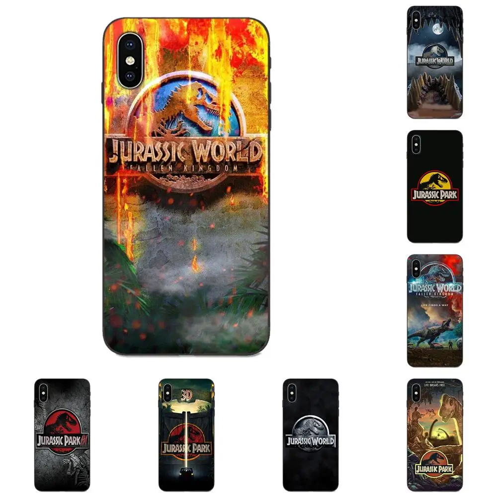 Мягкий чехол для телефона Apple iPhone X XS Max XR 4 4S 5 5S SE 6 6S 7 8 Plus Парк Юрского периода мир