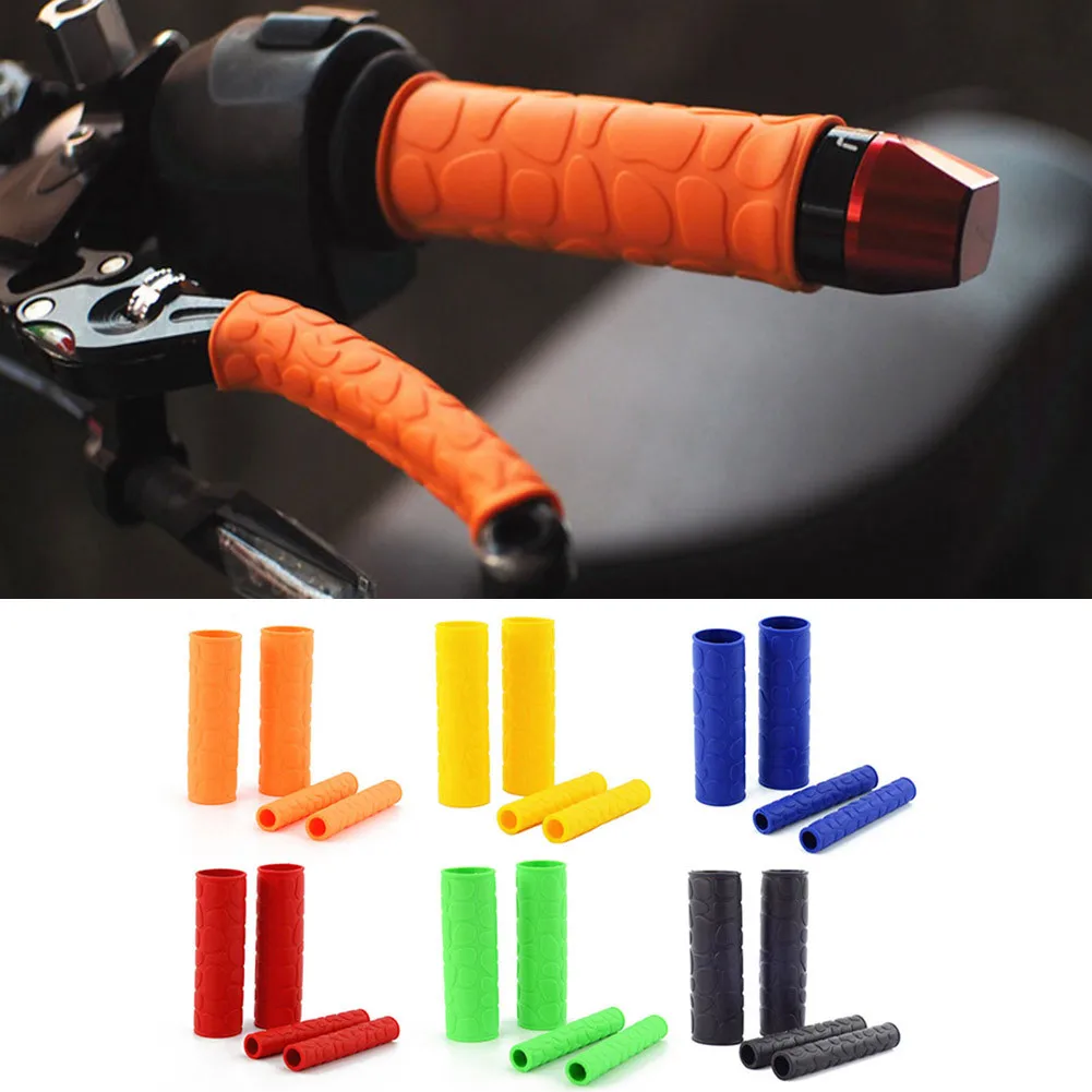 4PCS Motorcycle Handlebar Grip Protector Soft Silicone Case High Quality Soft Brake Lever Rubber Grip
4PCS Motorcycle Handlebar Grip Protector Soft Silicone Case High Quality Soft Brake Lever Rubber Grip